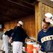 Saline senior center fielder Gage Hammond puts on his ht before taking the field against Pioneer on Monday, May 20. Daniel Brenner I AnnArbor.com 